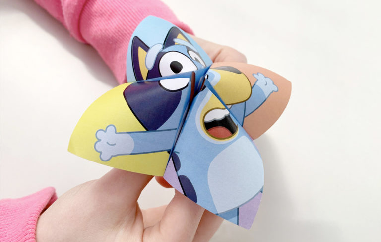 Printable Bluey Paper Craft